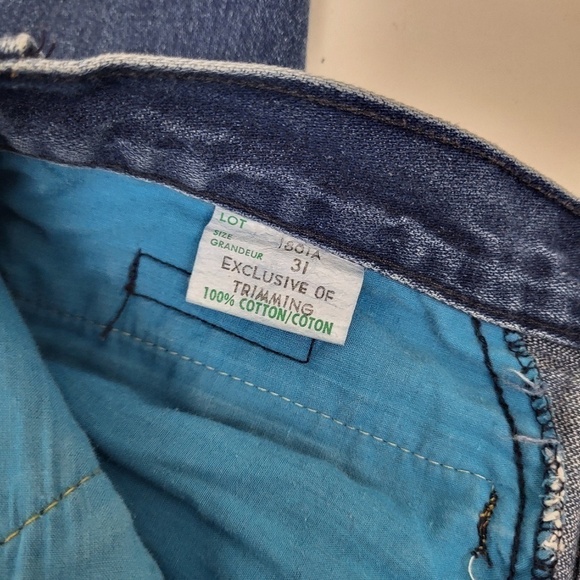 90's Denim Jeans Workwear Carpenter Zippers Tapered - Picture 4 of 11